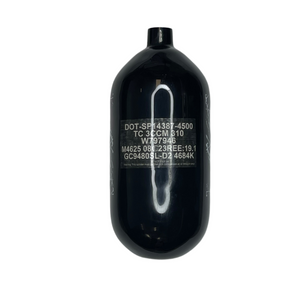 Infamous Skeleton Air 80/4500 (Used - Bottle Only) - "Skeleton Squad" (Black/White)