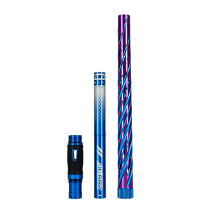 LAZR Elite Orbit Barrel Kit - 15" Blue/Purple Colored Inserts - Cocker Threads