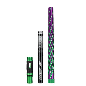 LAZR Elite Orbit Barrel Kit - 15" Green/Purple Black Inserts - Cocker Threads