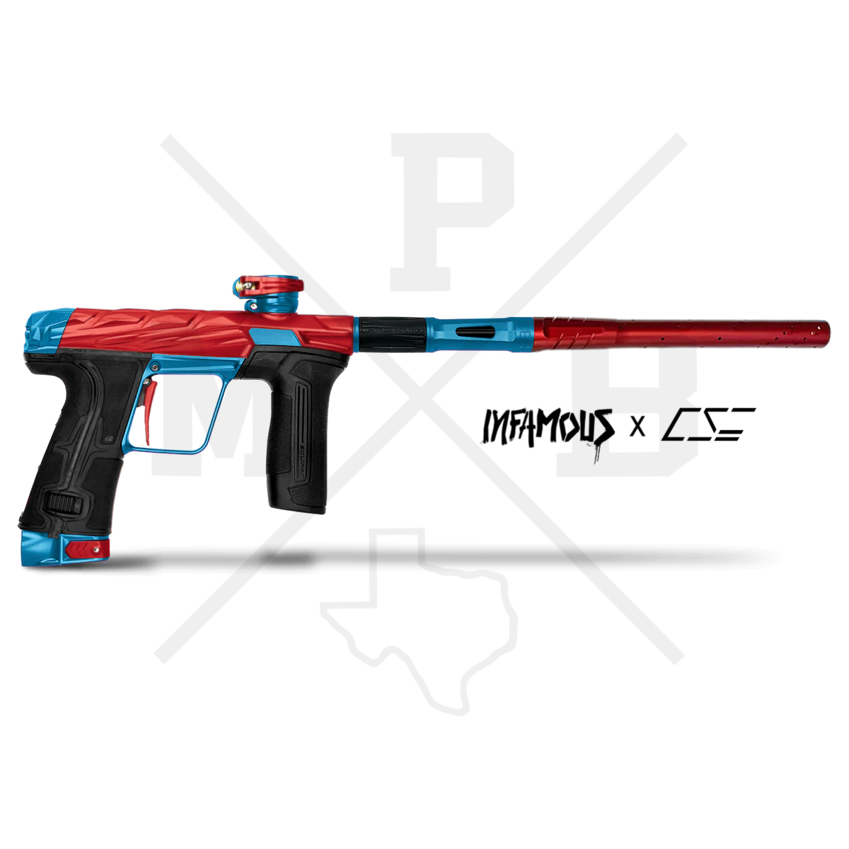 Planet Eclipse Infamous CS3 - Red/Teal