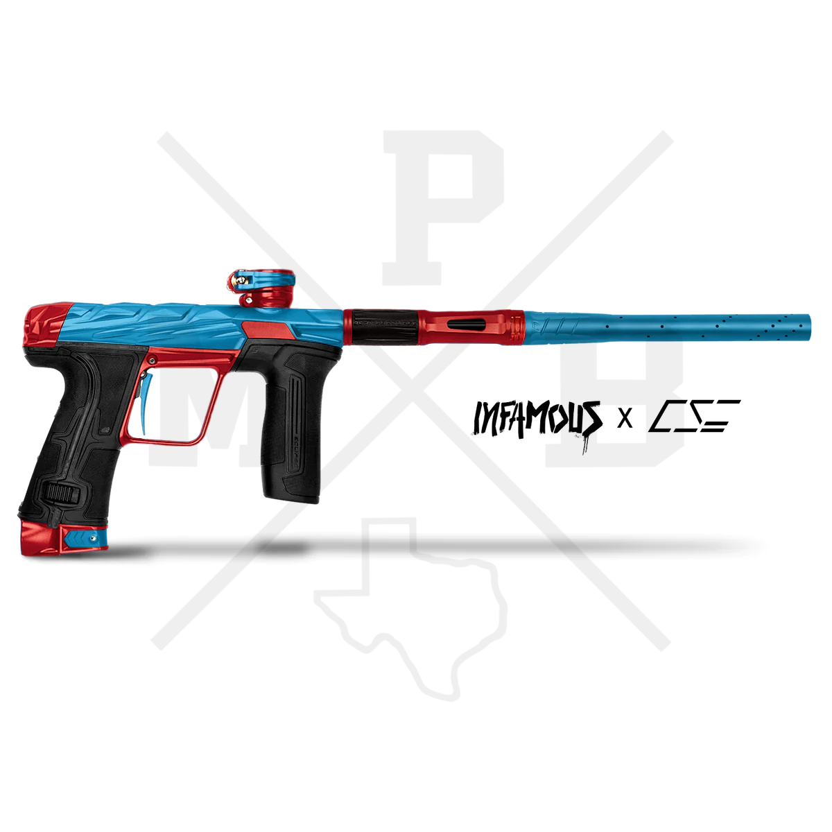 Planet Eclipse Infamous CS3 - Teal/Red