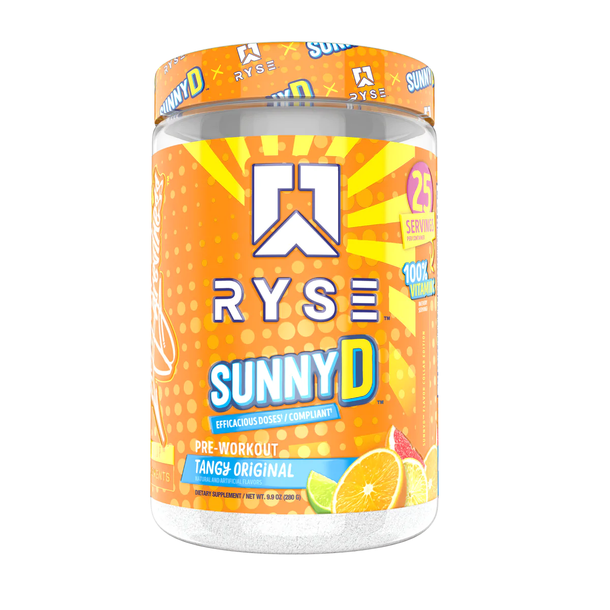 RYSE Project Blackout Pre-Workout - SunnyD Tangy Original