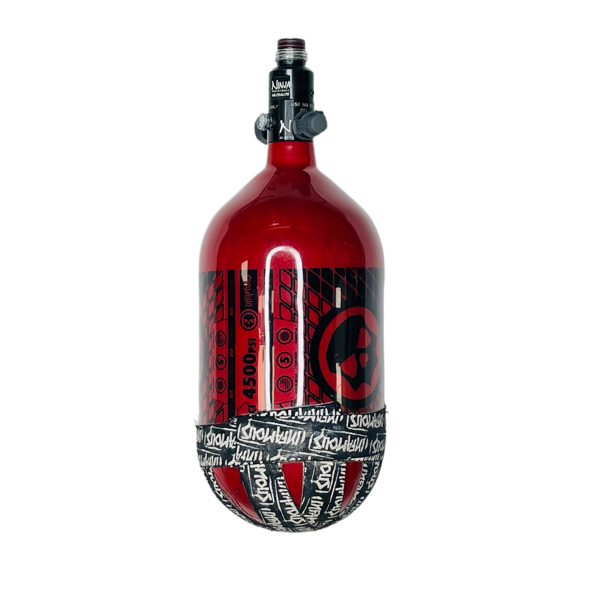 Infamous Air 68/4500 w/Ninja Ultralite Regulator (Used) - Red/Black