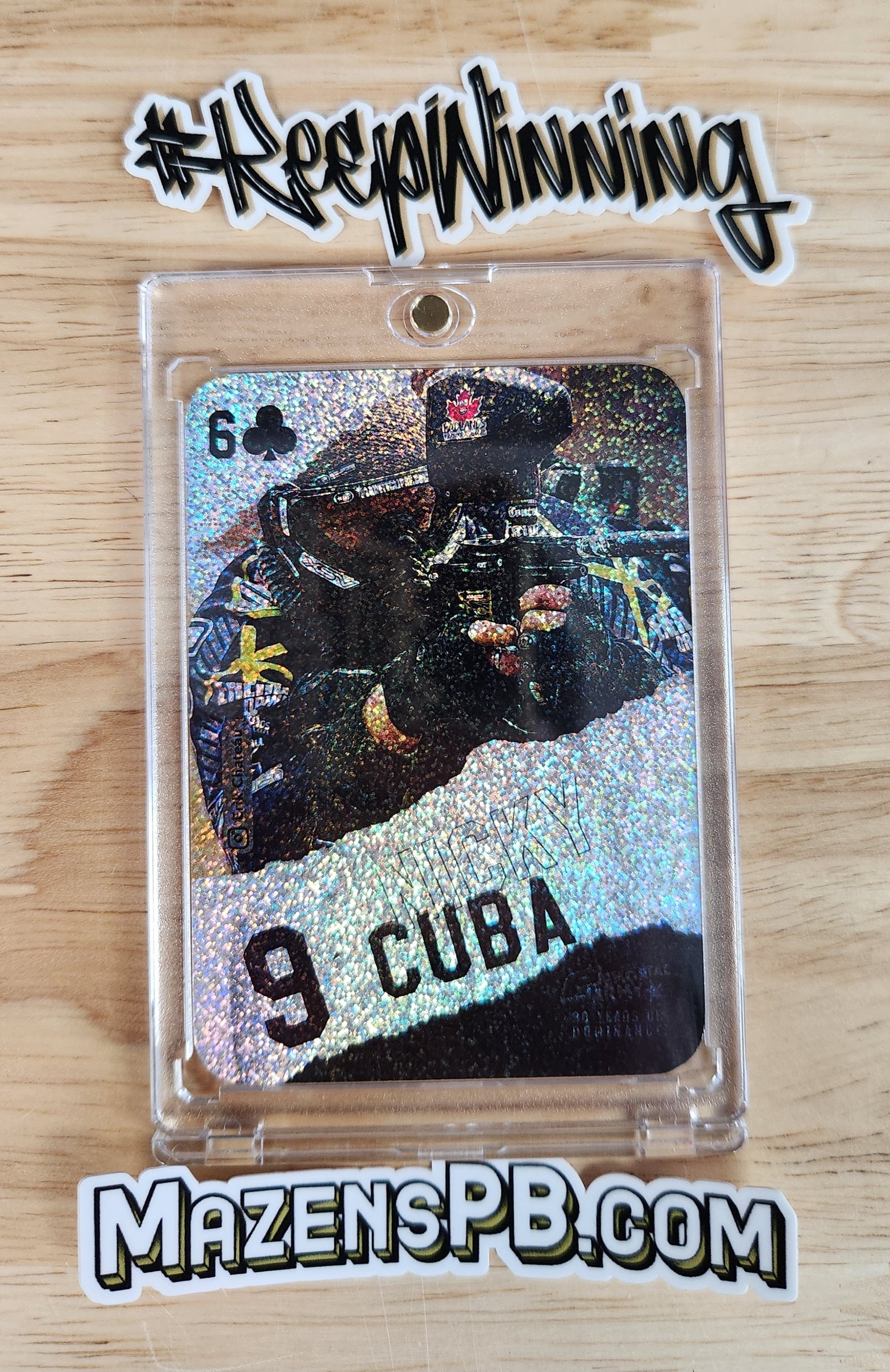 Planet Eclipse Emortal Trading Card - 9 of Clubs - Nicky Cuba Heavy Dot Holo