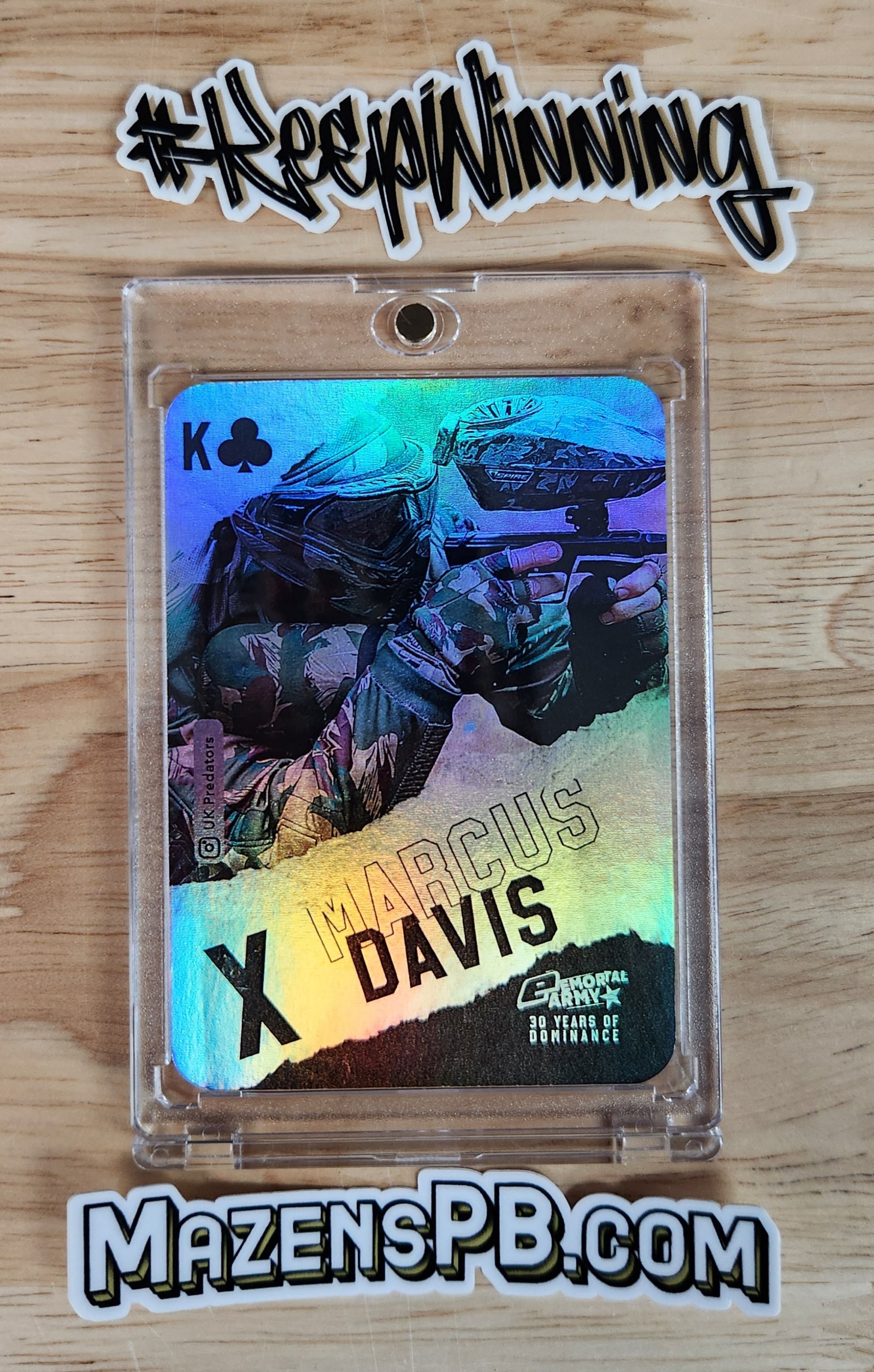 Planet Eclipse Emortal Trading Card - King of Clubs - Marcus Davis Holo