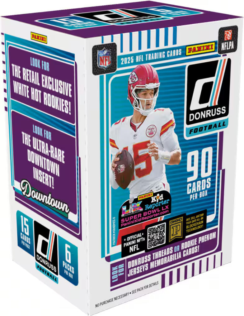 2025 Panini Donruss NFL Football Blaster Box (Purple)