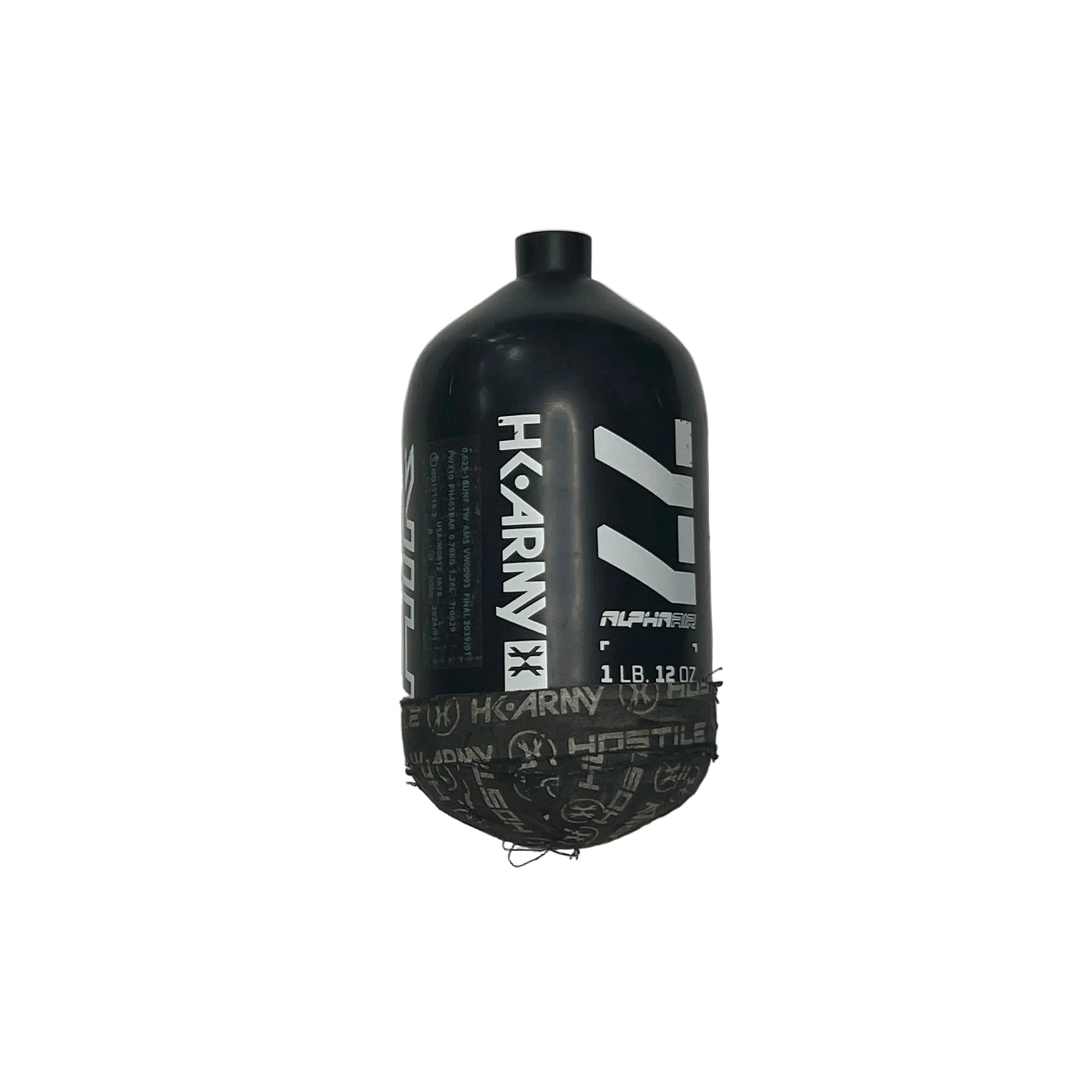 HK Army Alpha Air 77/4500 (Used - Bottle Only) - Black/White