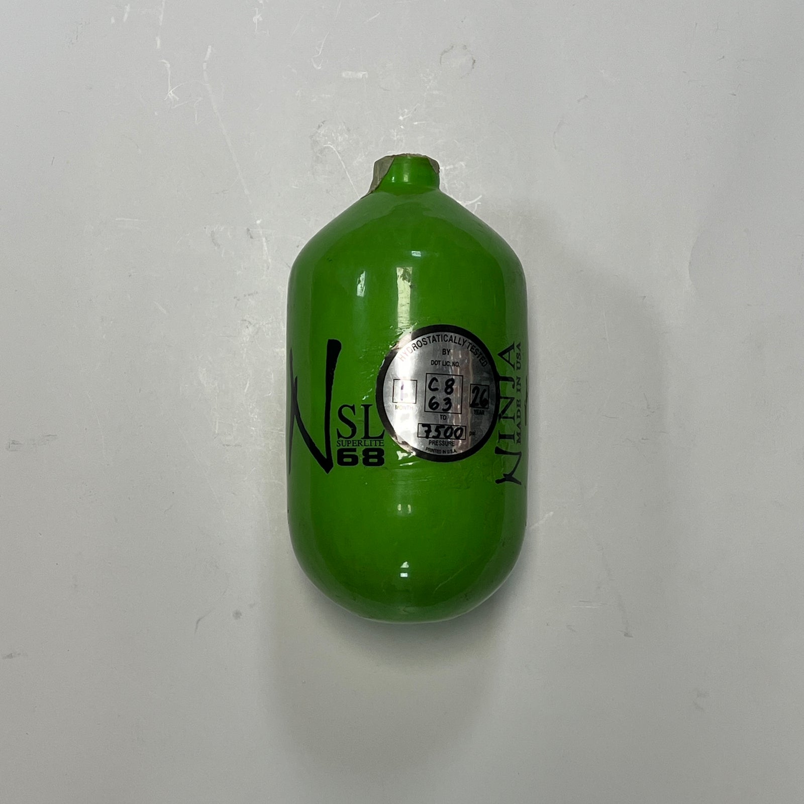 Ninja SuperLite 68/4500 (Used - Bottle Only) - Lime Green/Black