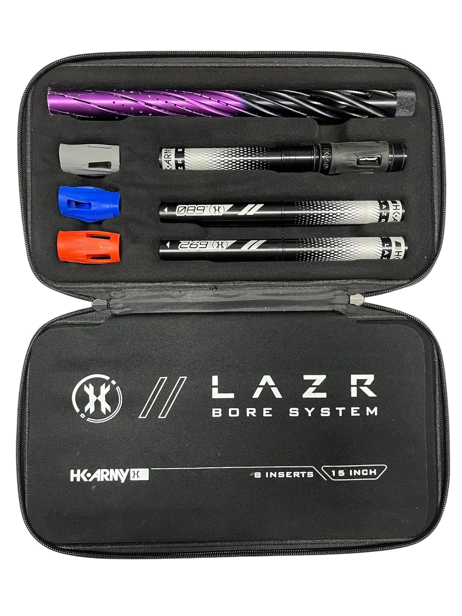 HK Army LAZR Elite Orbit Barrel Kit (Autococker) - Black/Purple Fade