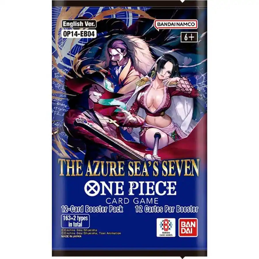 One Piece Card Game OP14 The Azure Sea's Seven Sleeved Booster Pack