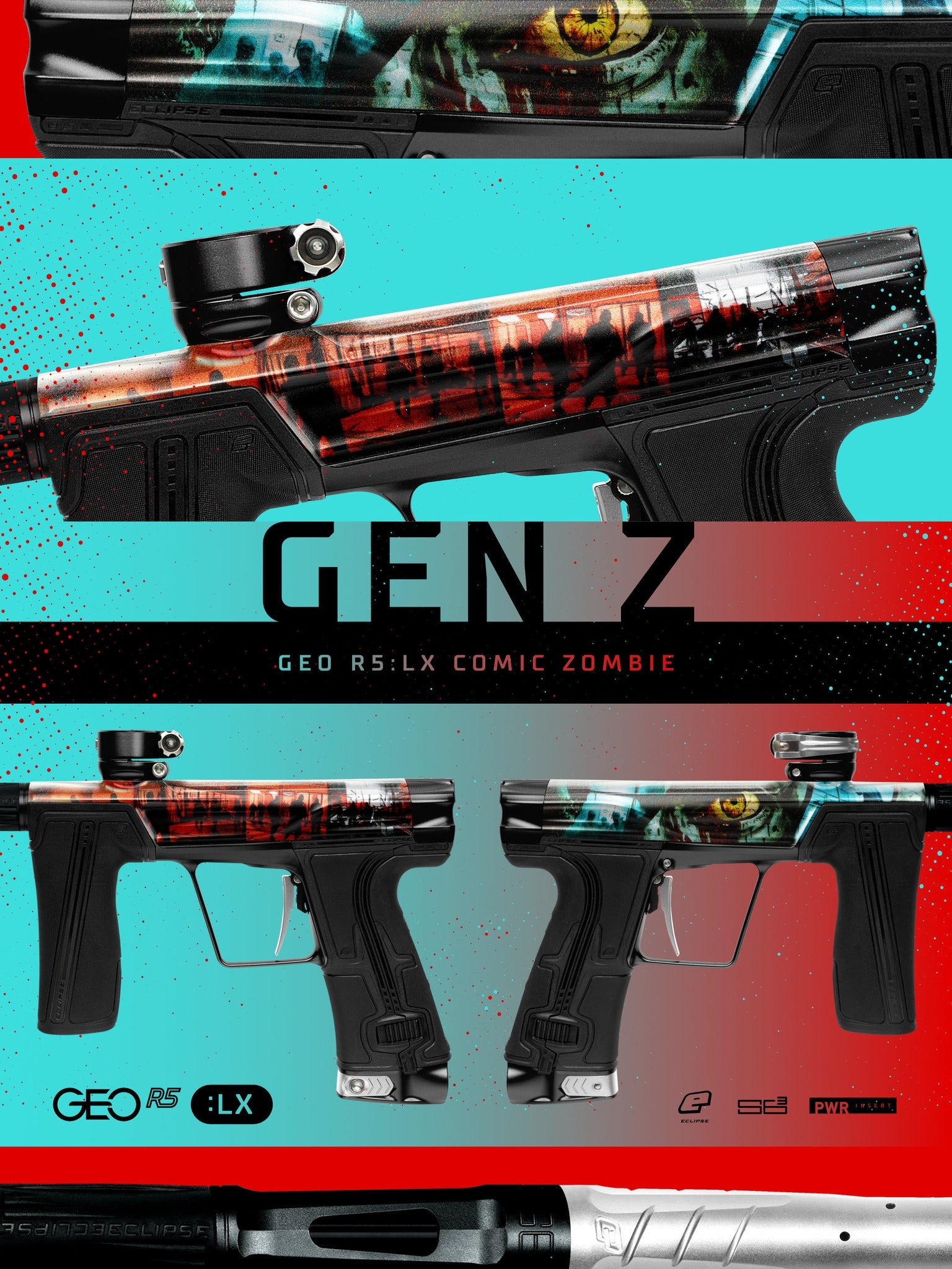 Planet Eclipse Geo R5 - LE Comic Zombie