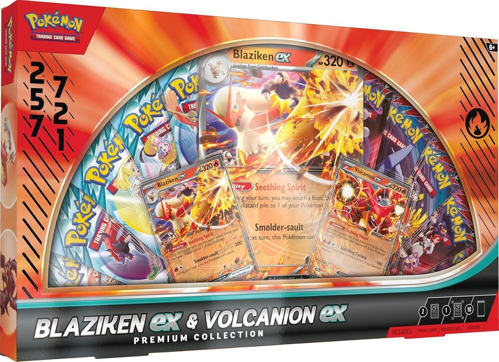 Pokmon Blaziken ex & Volcanion ex Premium Collection - Mazens Paintball Pokmon Blaziken ex & Volcanion ex Premium Collection - Mazens Paintball