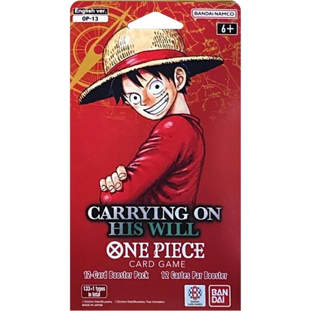 One Piece Card Game OP13 "Carrying On His Will" Sleeved Booster Pack