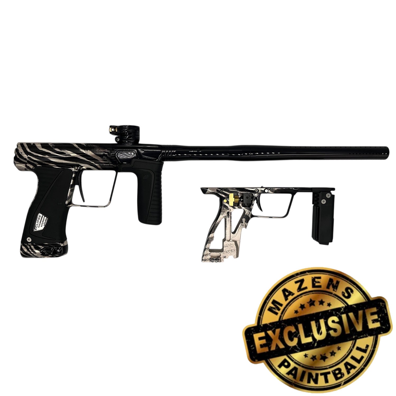 Planet Eclipse Gtek 180R w/Mech - Zebra Fade - Mazens Paintball