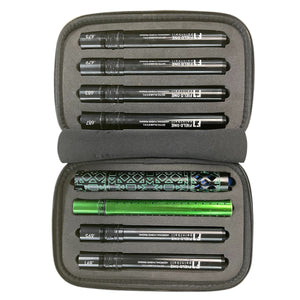 Complete Hormesis Acculock Barrel Kit (6 inserts, Used) - Black Inserts, Green/Black Barrel