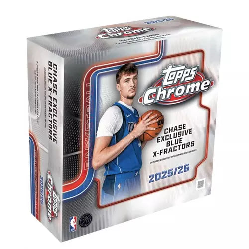 2025-26 Topps Chrome NBA Basketball Mega Box