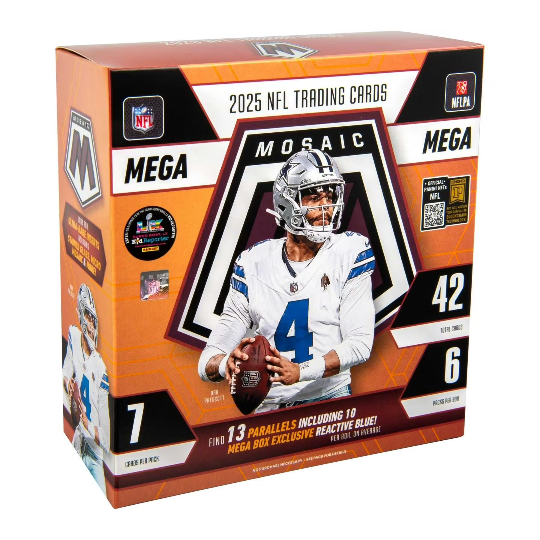 2025 Panini Mosaic NFL Football Mega Box