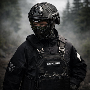 Push Unite Goggle Mk II - Watcher (Black/Black) - Clear Lens