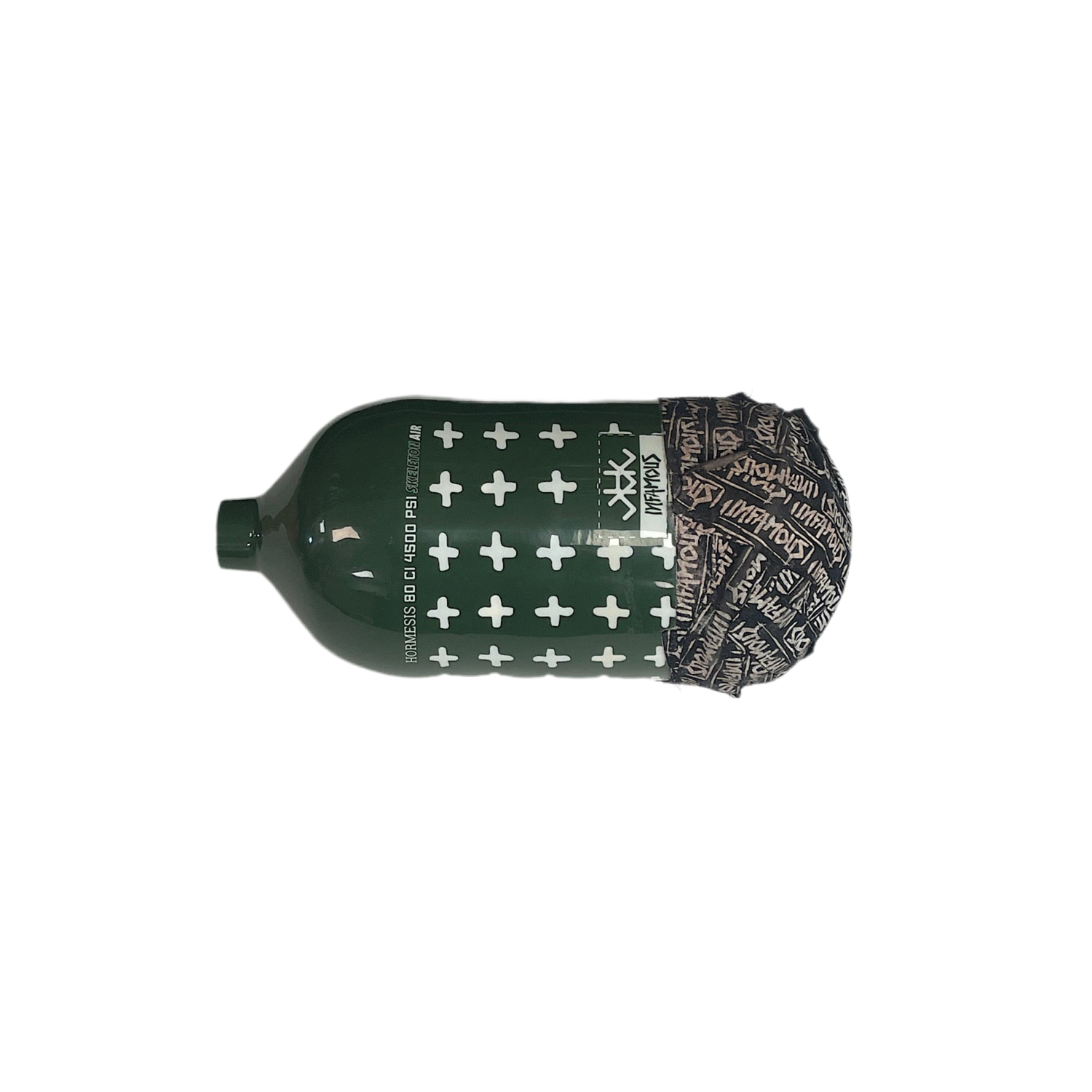 Infamous Skeleton Air Hormesis 80/4500 (Used - Bottle Only) - Green/White