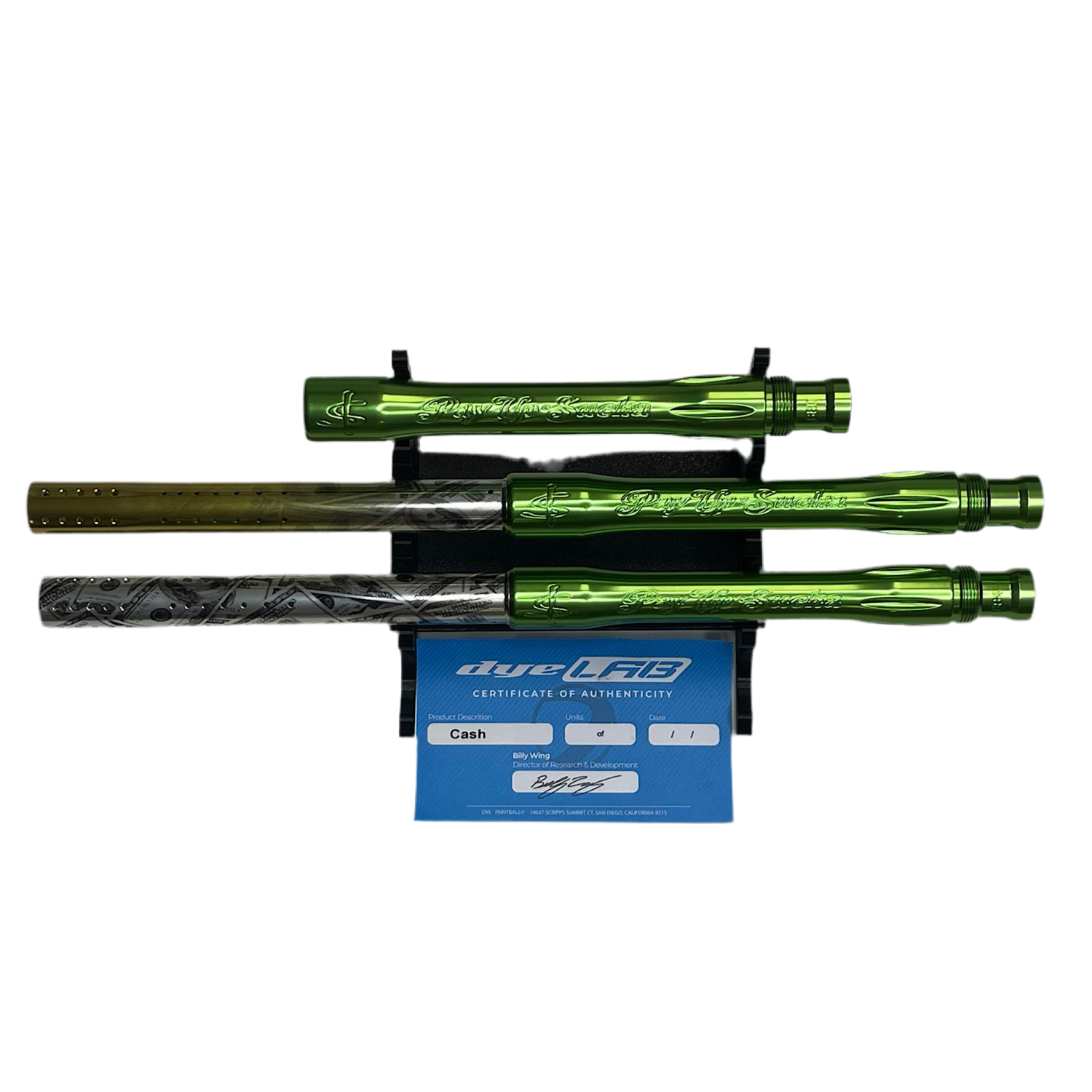 DyeLAB UL-S Barrel Kit - Autococker - “Pay Up Sucka” (10 of 20)