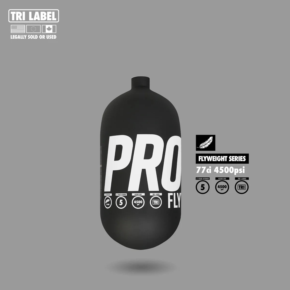 Infamous Flyweight "Pro DNA" 77/4500 (Bottle Only) - Black/White