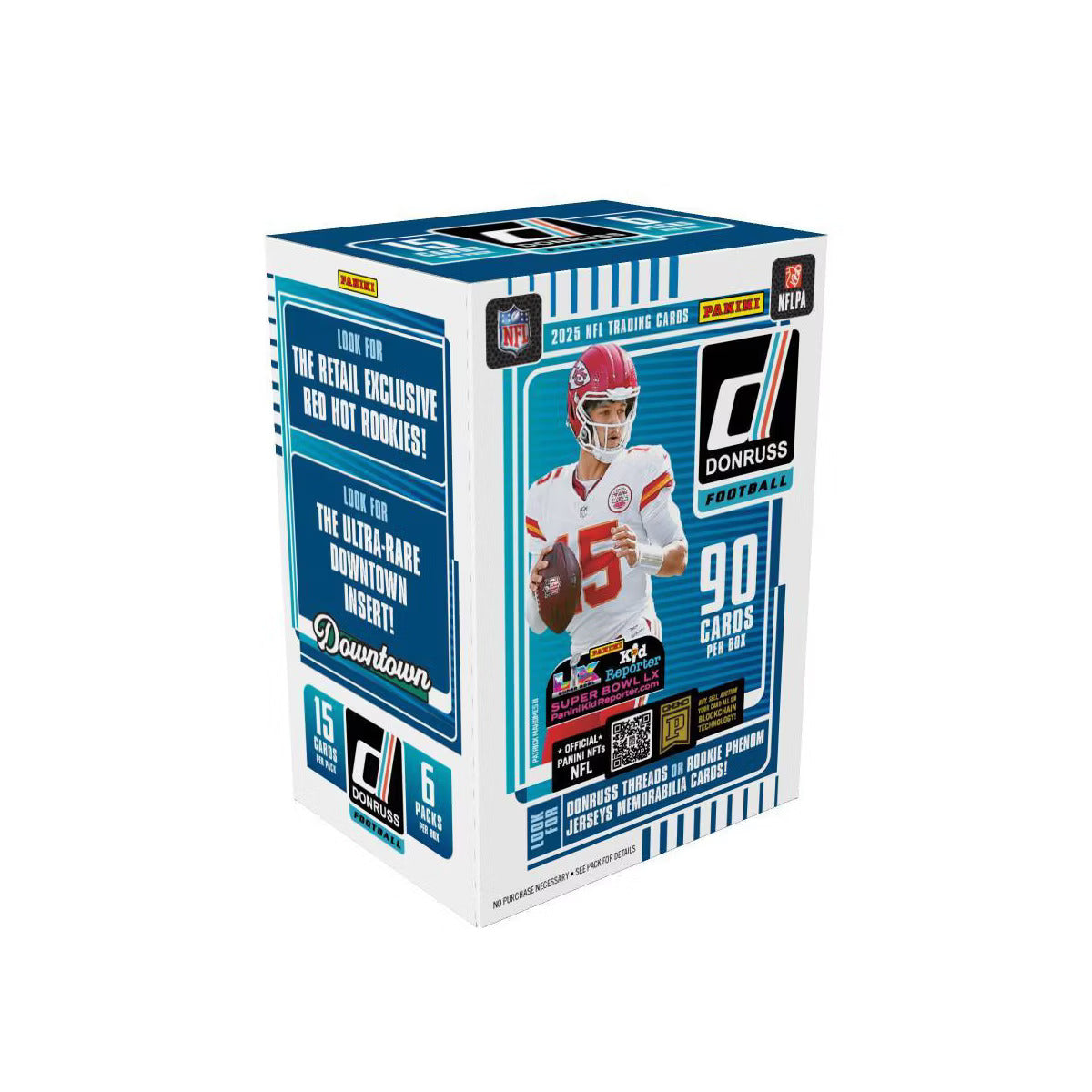 2025 Panini Donruss NFL Football Blaster Box (Blue)