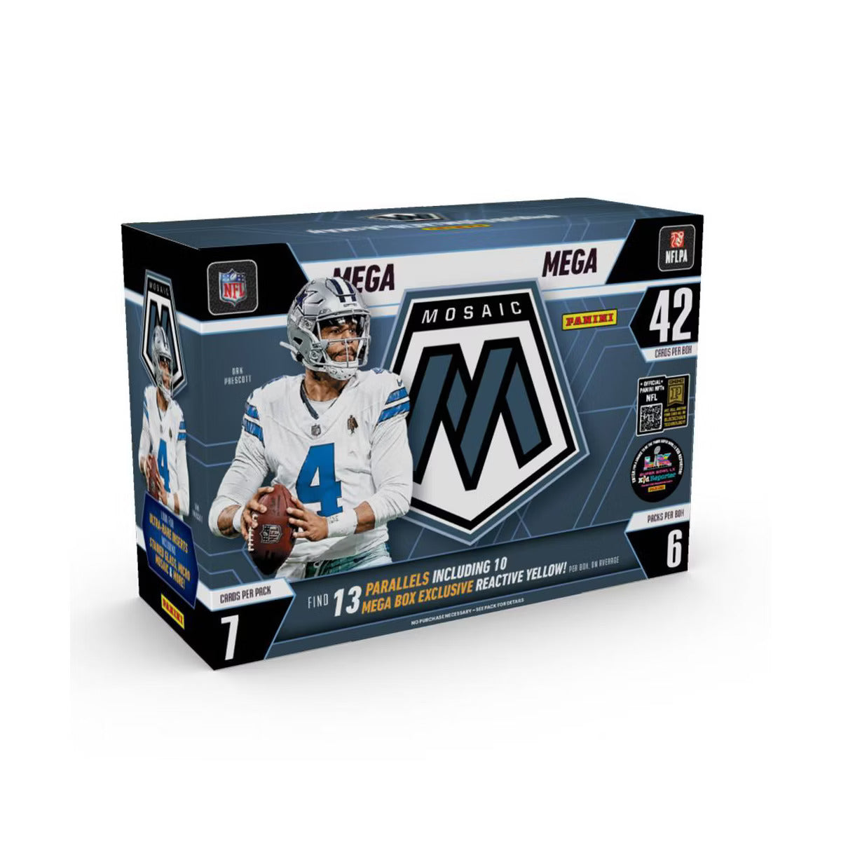 2025 Panini Mosaic NFL Football Mega Box (Blue)