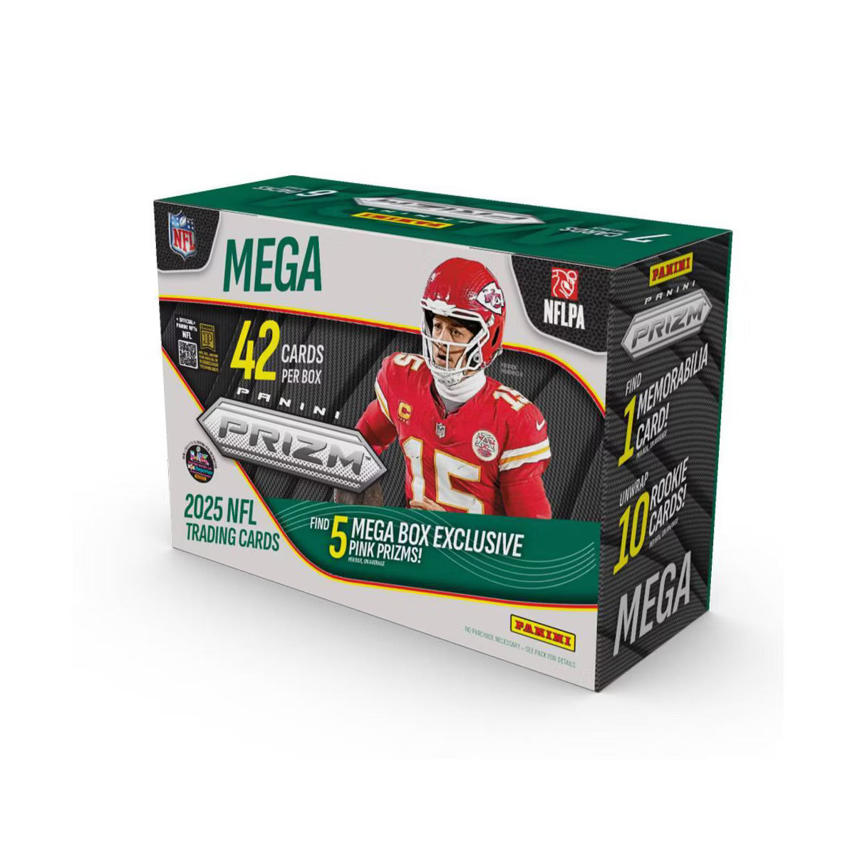 2025 Panini Prizm NFL Football Mega Box (Pink Prizm)