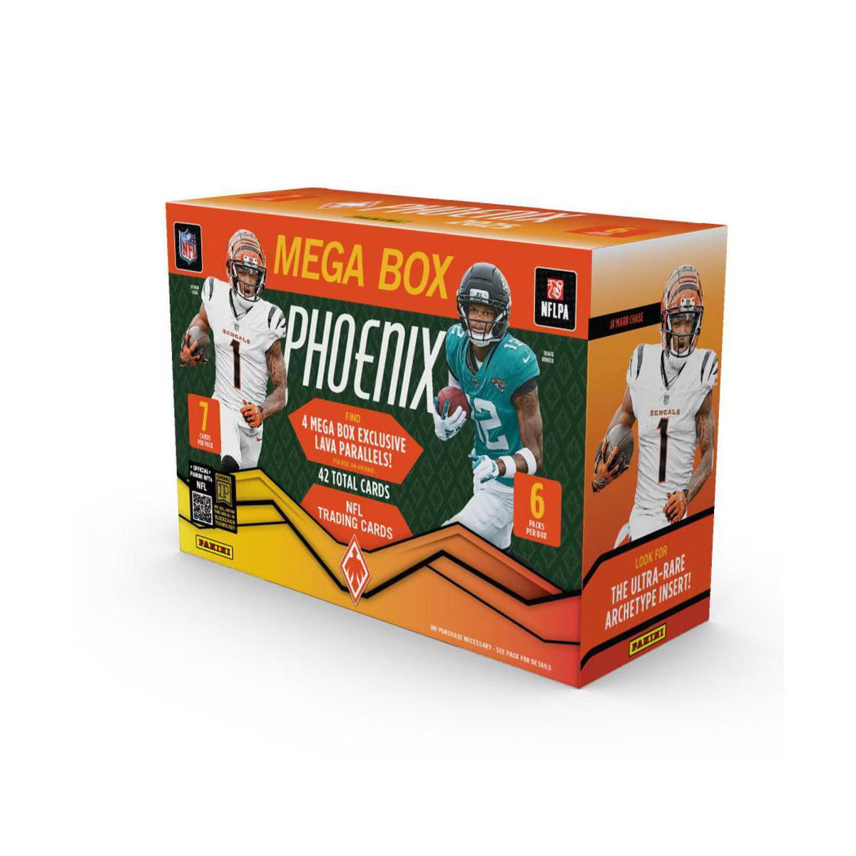 2025 Panini Phoenix NFL Football Mega Box (Lava Parallels)