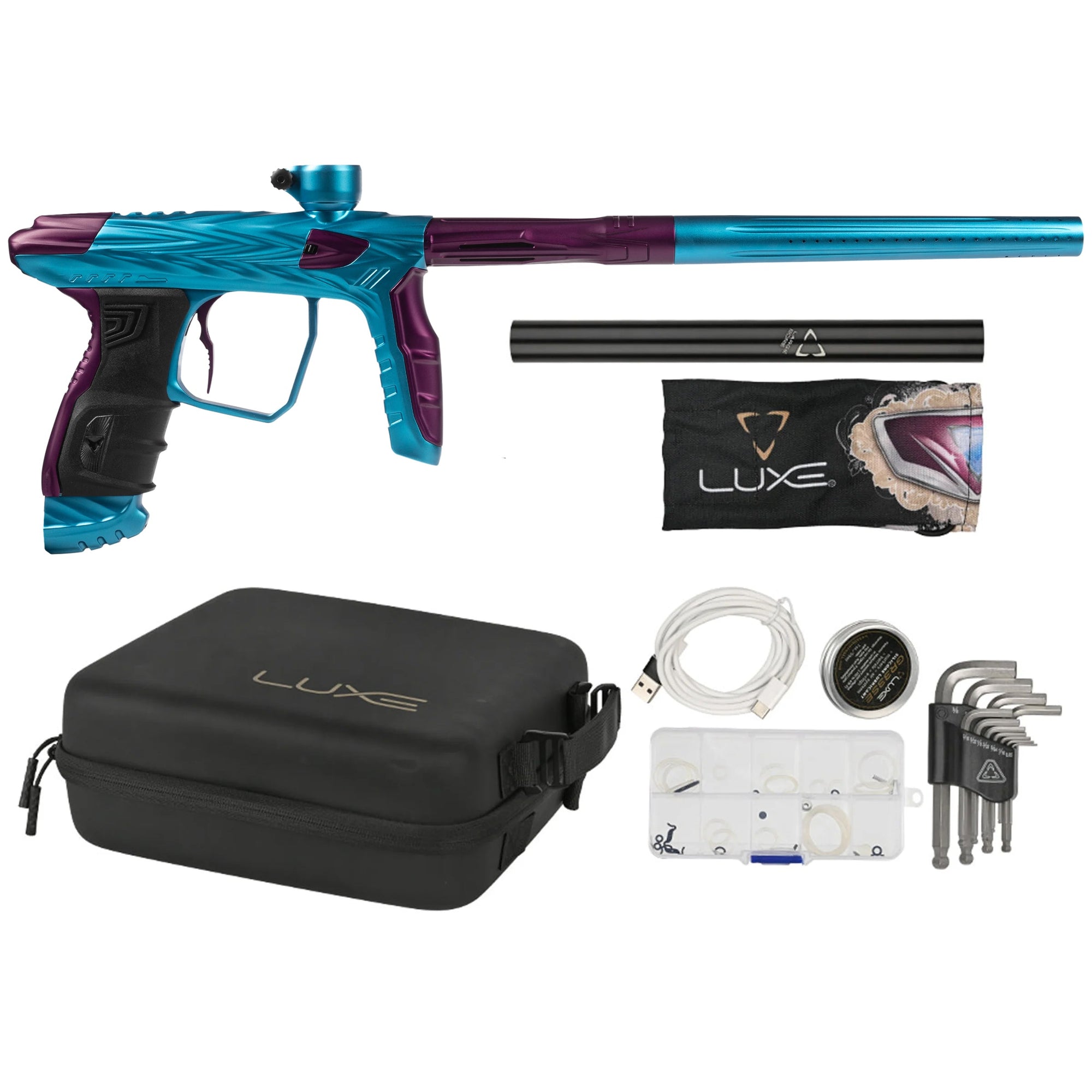 HK Shredder Luxe Idol - Dust Teal/Purple - Mazens Paintball