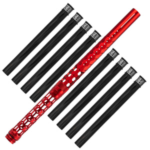 HK Army Hex PWR Barrel Kit - Red - Black Inserts
