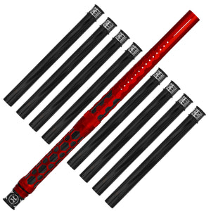 HK Army Hex PWR Barrel Kit - Red - Black Inserts