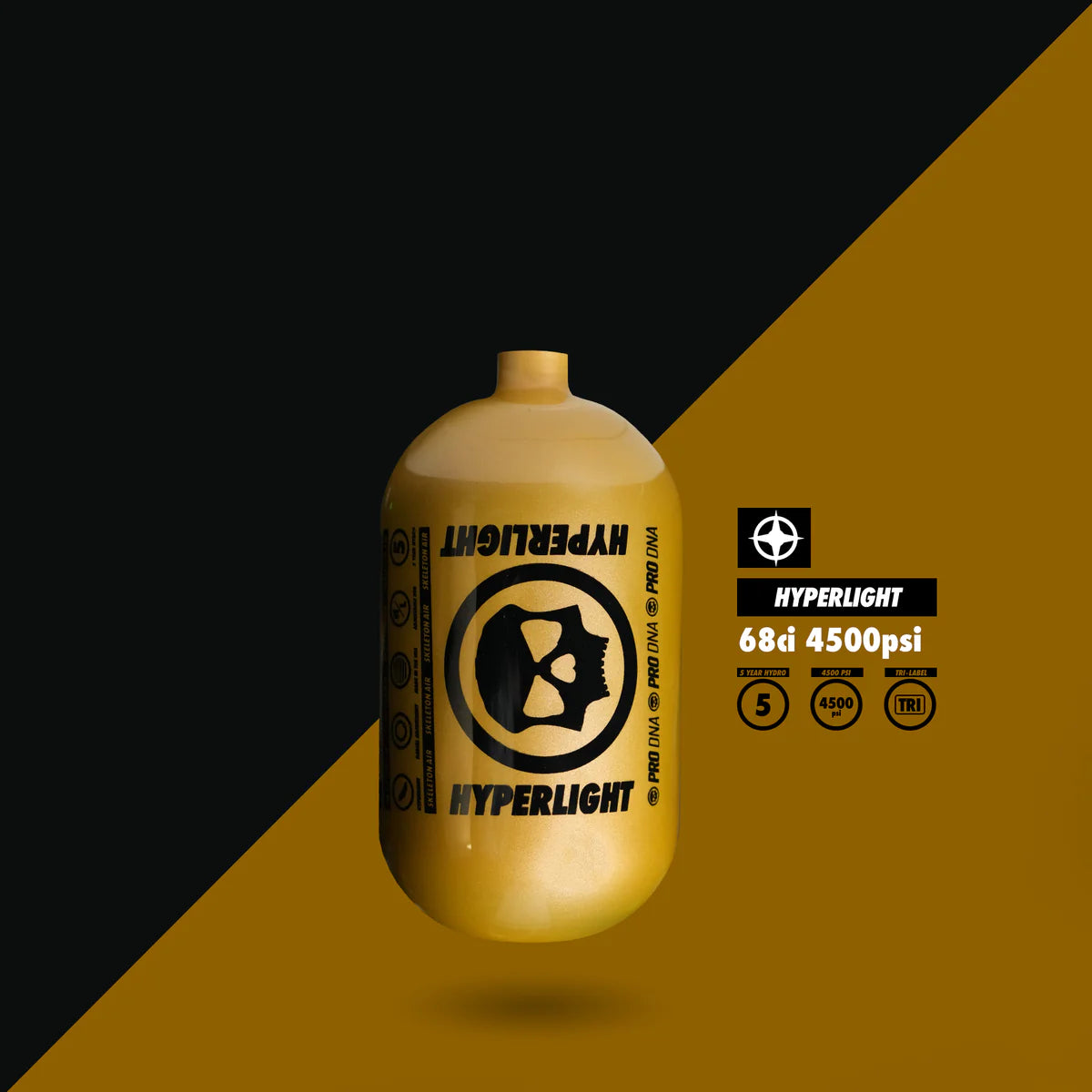 Infamous Hyperlight Air Tank 68/4500 (Bottle Only) - All Gloss Colors