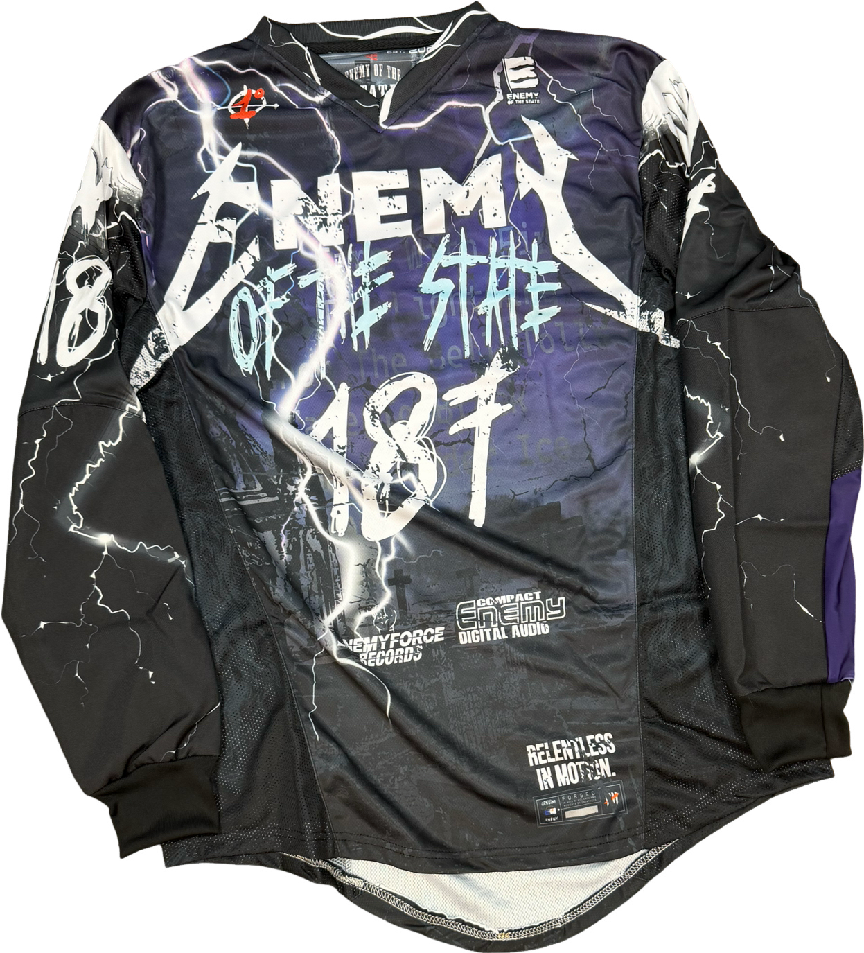 Enemy Of The State Jersey - Metalica