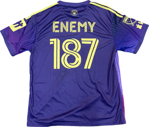 Enemy Of The State Tech T - Purple Galaxy