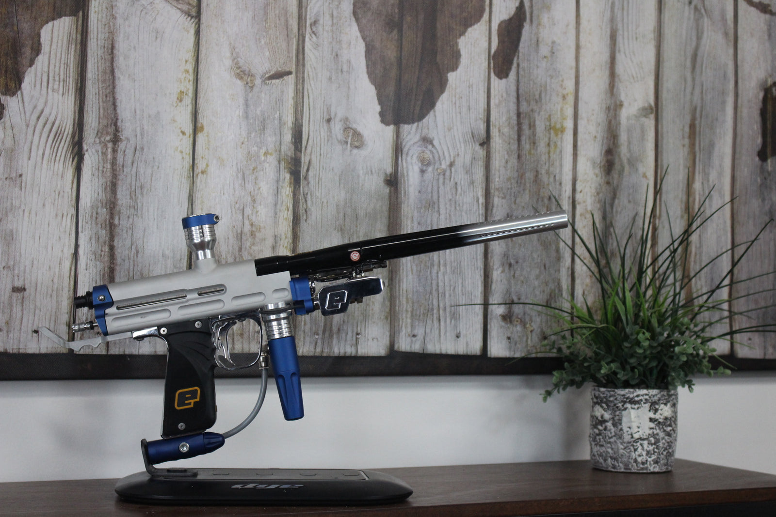 CCM Works Autococker - Silver/Blue