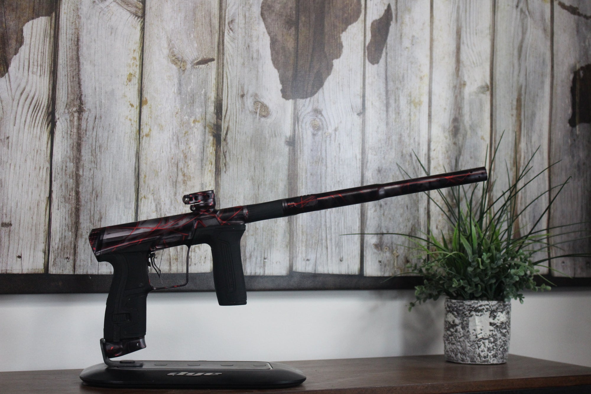 Planet Eclipse CS2 Pro - Grey/Black Acid w/Red Splash