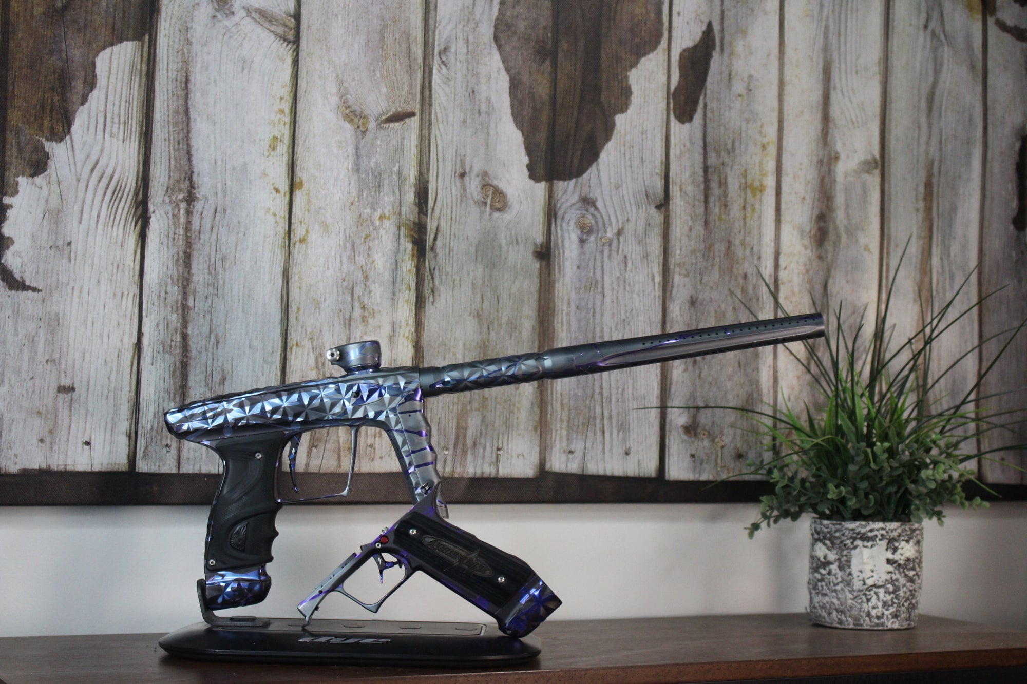 Adrenaline Luxe TM40 w/Mech - Black/Grey Fade w/ Blue/Purple Splash