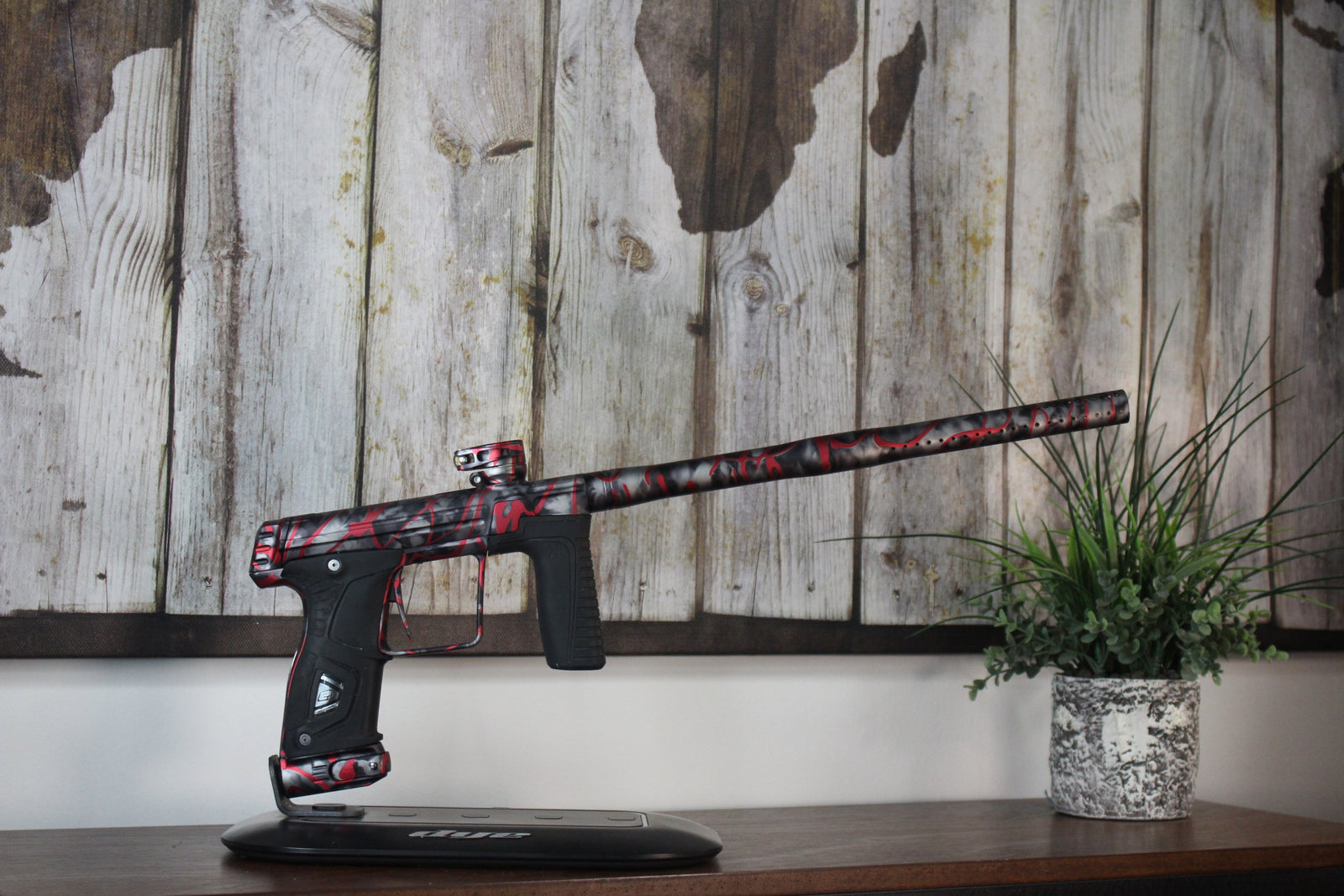 Planet Eclipse Gtek 170R - Black/Grey Acid w/Red Splash