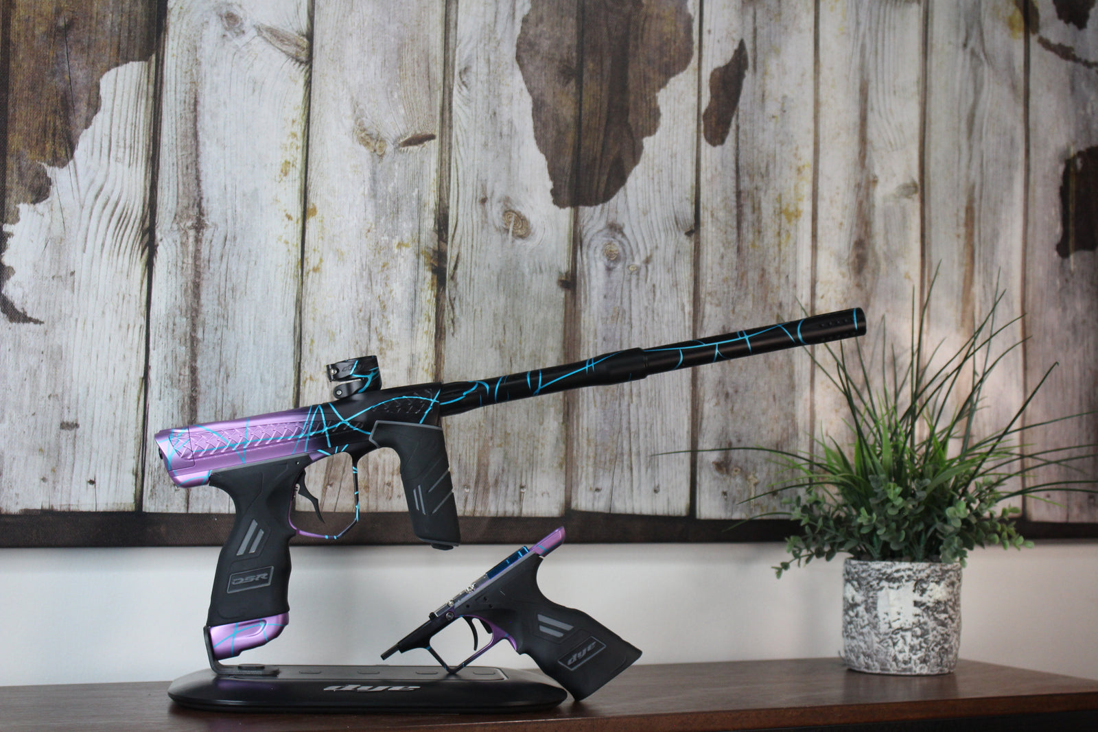 FreeFlow "TRIX" DSR+ w/Mech - Purple/Black w/Teal Splash