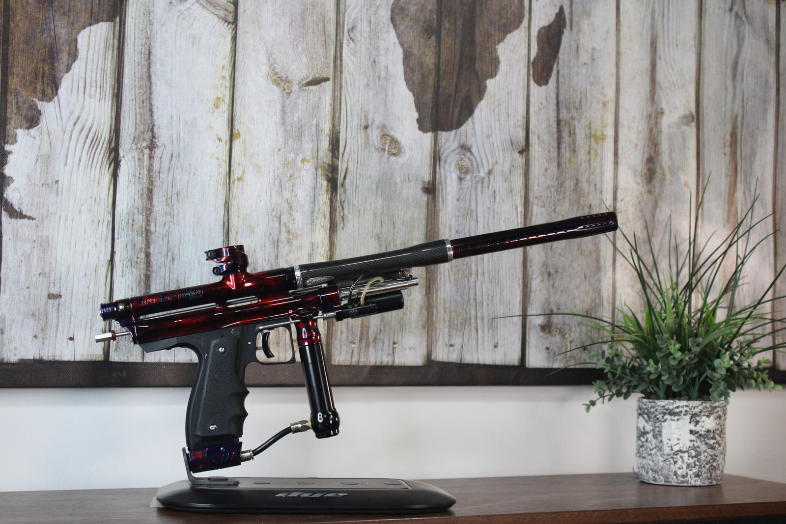 Inception Designs FLE Mini Autococker - Blue/Red Acid