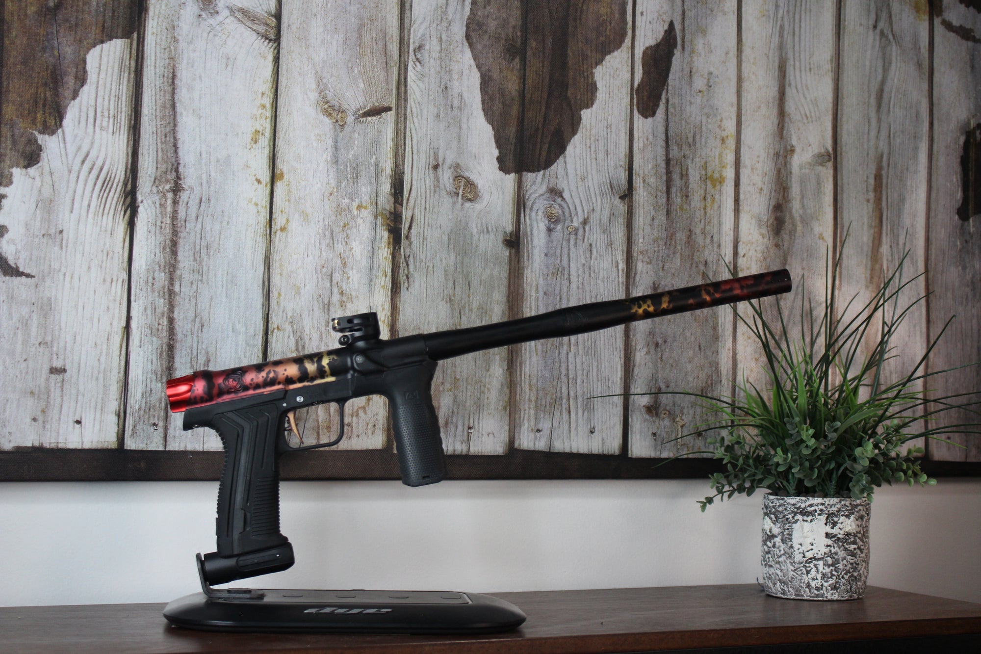 Inception Designs FLE Emek - Red/Yellow/Black Acid Wash Fade