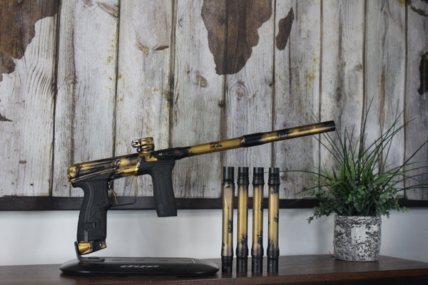 Planet Eclipse Infamous CS2 Pro - Gold/Black Acid Wash - Mazens Paintball