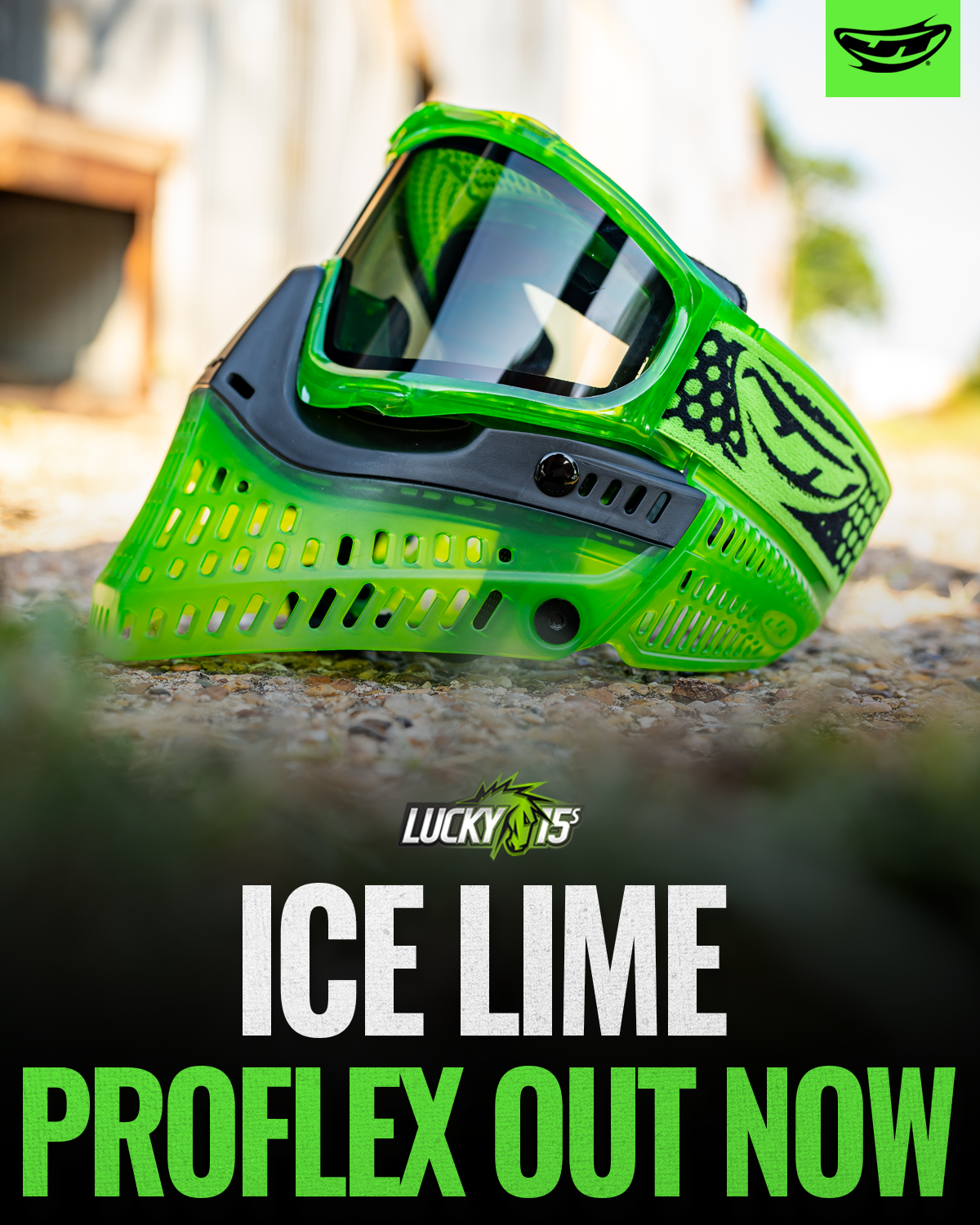 JT Spectra Proflex Goggle - Lucky 15's Ice Green - Mazens Paintball