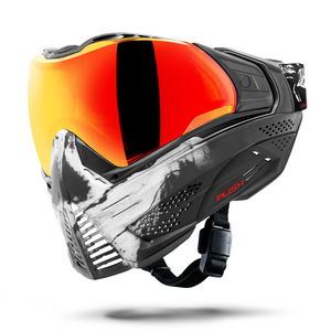 Push Unite Goggle Mk II - Warlord Viper (Black/White Skull) - Red Lens