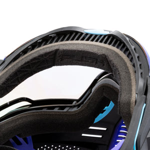 Push Unite Goggle Mk II - Nebula (Black/Turq/Purple) - Blue Lens