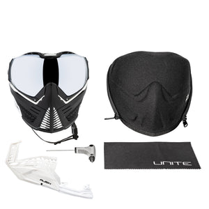 Push Unite Goggle Mk II - Seeker (Black/White) - Silver Lens