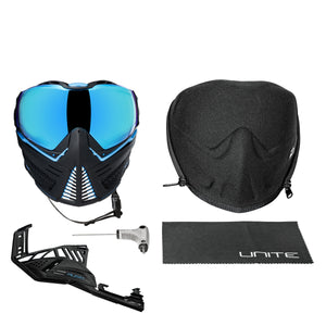 Push Unite Goggle Mk II - Vortex (Black/Blue) - Blue Lens
