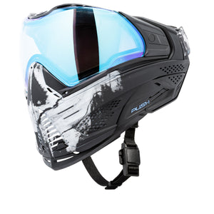 Push Unite Goggle Mk II  - Warlord Soul (Black/White Skull) - Blue Lens