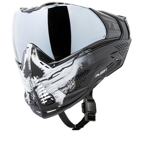 Push Unite Goggle Mk II - Warlord Omen (Black/White Skull) - Silver Lens